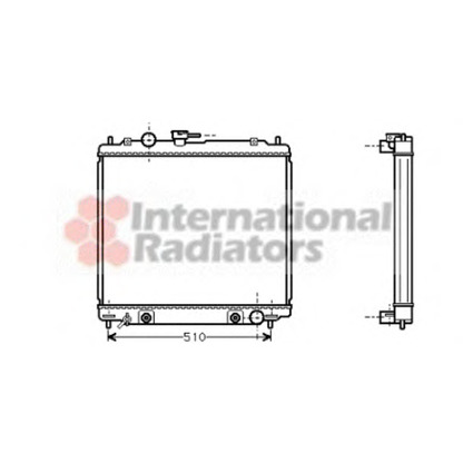 Foto Radiador, refrigeración del motor VAN WEZEL 32002138