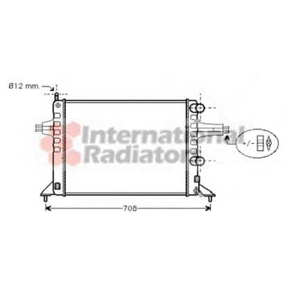 Foto Radiatore, Raffreddamento motore VAN WEZEL 37002257