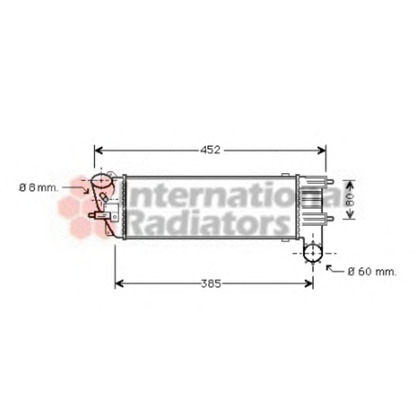 Foto Intercooler VAN WEZEL 40004204