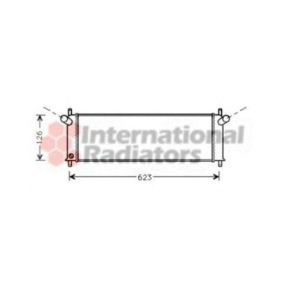 Foto Radiador, refrigeración del motor VAN WEZEL 74002022