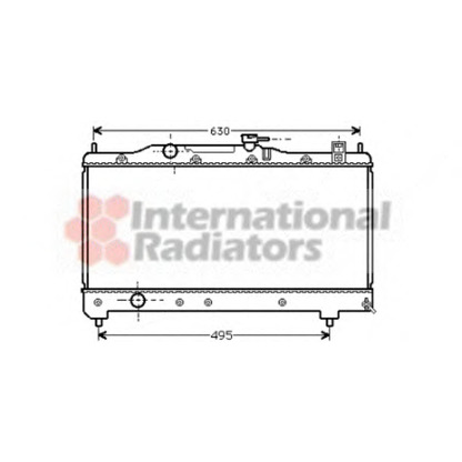 Foto Radiatore, Raffreddamento motore VAN WEZEL 53002237