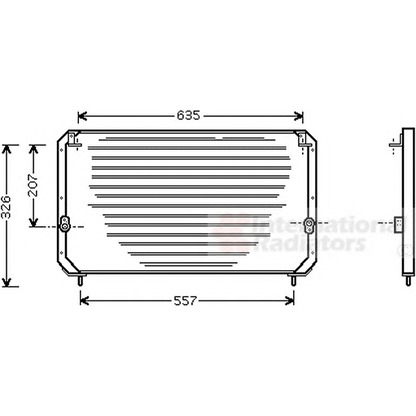 Photo Condenser, air conditioning VAN WEZEL 53005202