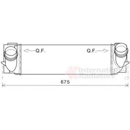 Photo Intercooler, charger VAN WEZEL 06004457