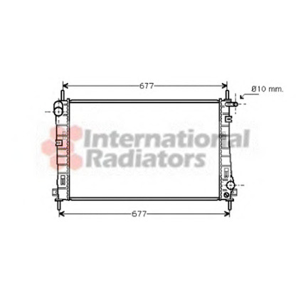 Foto Radiador, refrigeración del motor VAN WEZEL 18002336