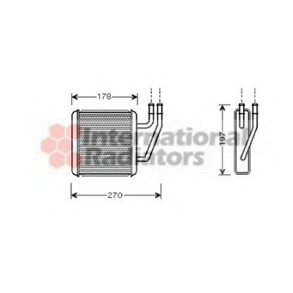 Foto Radiador de calefacción VAN WEZEL 58006203