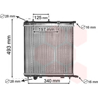 Foto Kühler, Motorkühlung VAN WEZEL 09002188