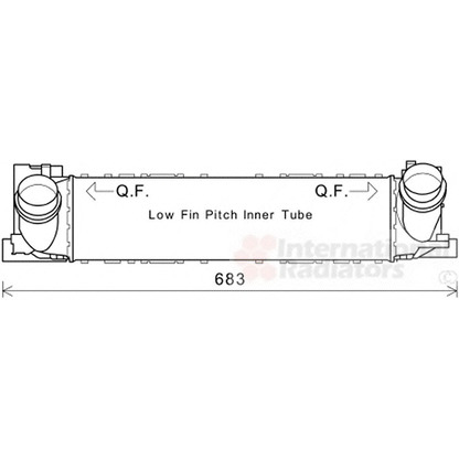 Photo Intercooler, charger VAN WEZEL 06004465