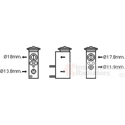 Zdjęcie Zawór rozprężny, klimatyzacja VAN WEZEL 30001599