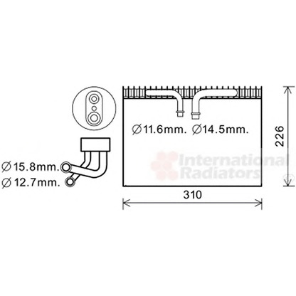 Zdjęcie Parownik, klimatyzacja VAN WEZEL 4700V075