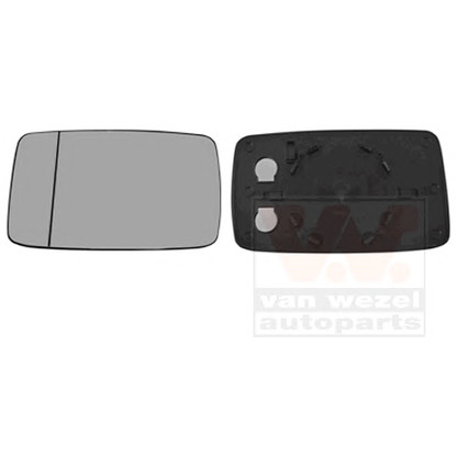 Photo Mirror Glass, outside mirror VAN WEZEL 5880833