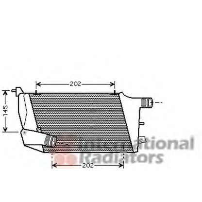 Foto Intercooler VAN WEZEL 03004217