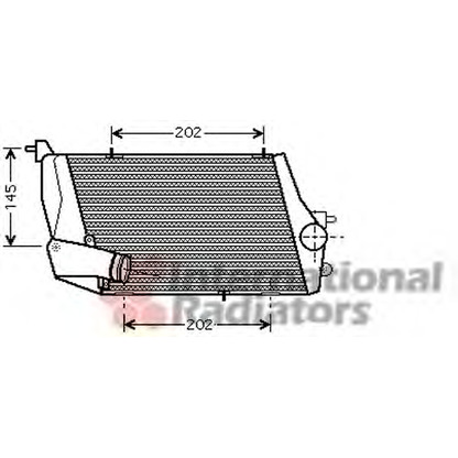 Photo Intercooler, charger VAN WEZEL 03004219