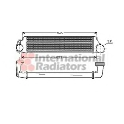 Foto Intercooler VAN WEZEL 06004282