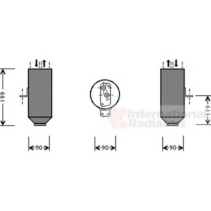 Foto Filtro deshidratante, aire acondicionado VAN WEZEL 0600D223