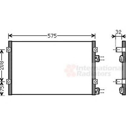 Foto Condensador, aire acondicionado VAN WEZEL 07005071