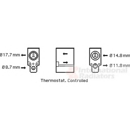 Zdjęcie Zawór rozprężny, klimatyzacja VAN WEZEL 09001221