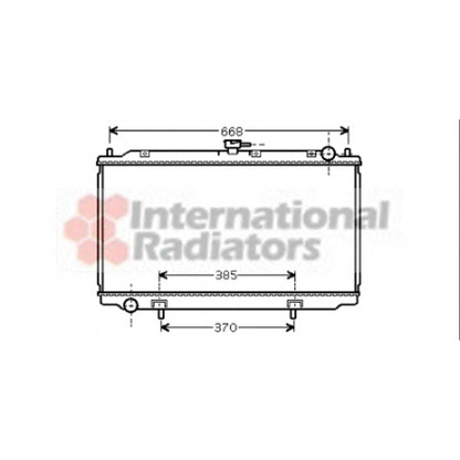 Foto Radiador, refrigeración del motor VAN WEZEL 13002216