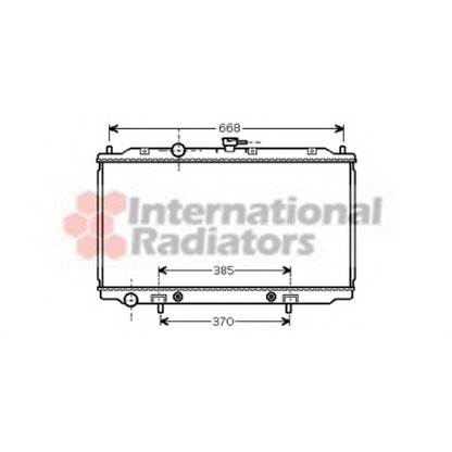 Foto Radiatore, Raffreddamento motore VAN WEZEL 13002218