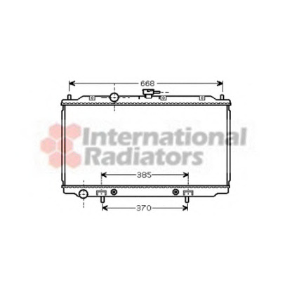 Foto Radiador, refrigeración del motor VAN WEZEL 13002219