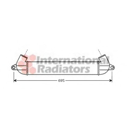 Photo Intercooler, charger VAN WEZEL 17004271