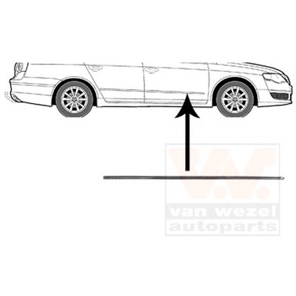 Photo Trim/Protective Strip, door VAN WEZEL 5839404