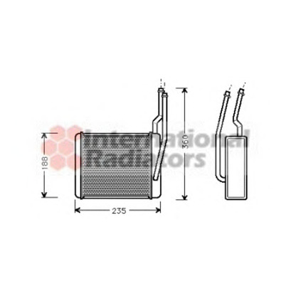 Foto Radiador de calefacción VAN WEZEL 18006356