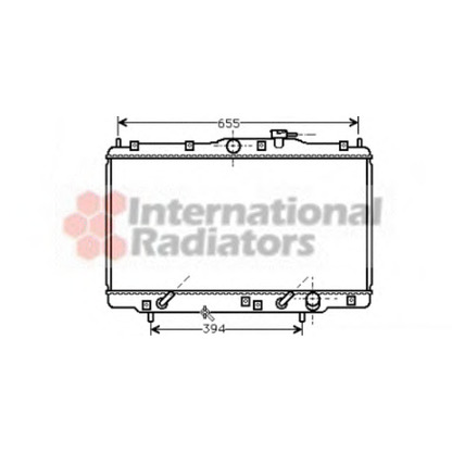 Photo Radiator, engine cooling VAN WEZEL 25002110