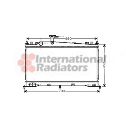 Foto Radiatore, Raffreddamento motore VAN WEZEL 27002160