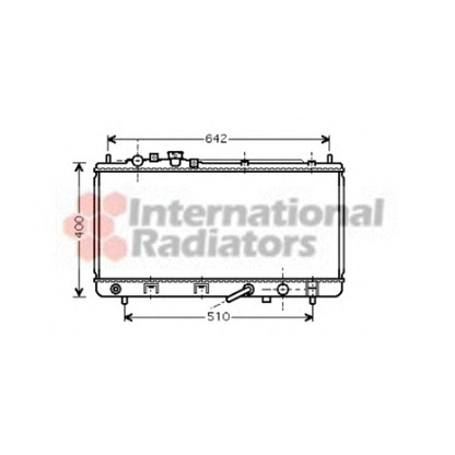 Photo Radiator, engine cooling VAN WEZEL 27002168