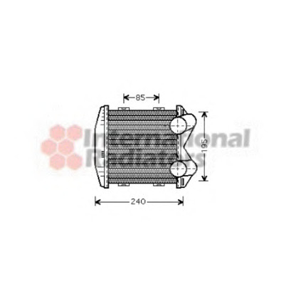 Photo Intercooler, échangeur VAN WEZEL 29004003