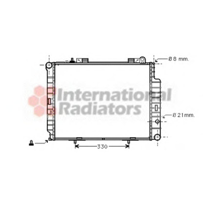 Foto Radiatore, Raffreddamento motore VAN WEZEL 30002302