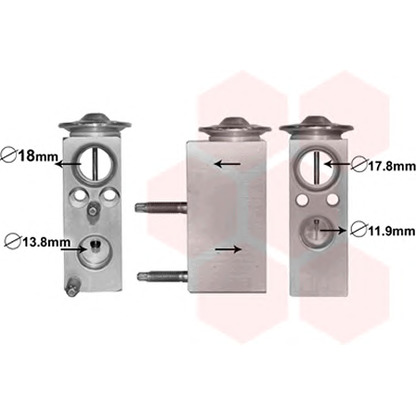 Zdjęcie Zawór rozprężny, klimatyzacja VAN WEZEL 30001599