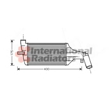 Foto Radiador de aire de admisión VAN WEZEL 37004325