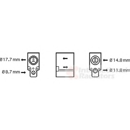 Foto Valvola ad espansione, Climatizzatore VAN WEZEL 43001335