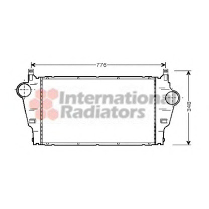 Photo Intercooler, charger VAN WEZEL 43004295