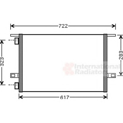 Photo Radiateur, refroidissement du moteur VAN WEZEL 43005304