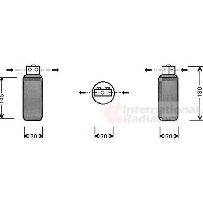 Foto Essiccatore, Climatizzatore VAN WEZEL 4700D042