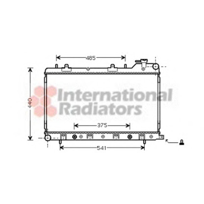 Photo Radiateur, refroidissement du moteur VAN WEZEL 51002049