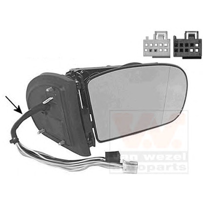 Foto Retrovisor exterior VAN WEZEL 3032858