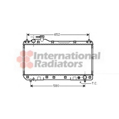 Foto Radiatore, Raffreddamento motore VAN WEZEL 53002297