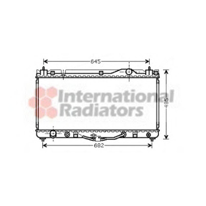 Foto Radiatore, Raffreddamento motore VAN WEZEL 53002303