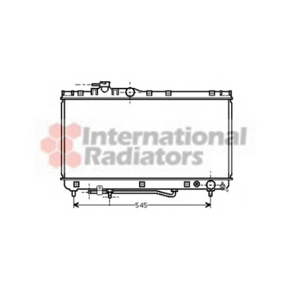 Photo Radiateur, refroidissement du moteur VAN WEZEL 53002304