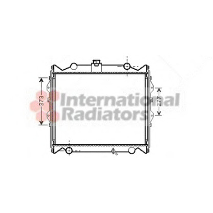 Photo Radiateur, refroidissement du moteur VAN WEZEL 53002310