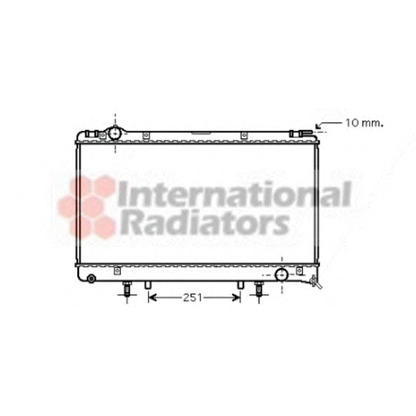 Foto Radiatore, Raffreddamento motore VAN WEZEL 53002314