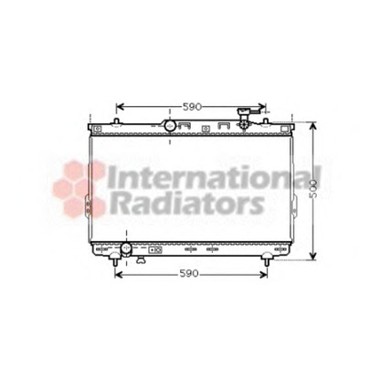 Foto Radiador, refrigeración del motor VAN WEZEL 82002109