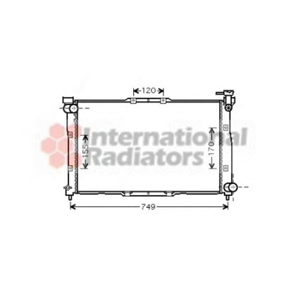 Photo Radiateur, refroidissement du moteur VAN WEZEL 83002039