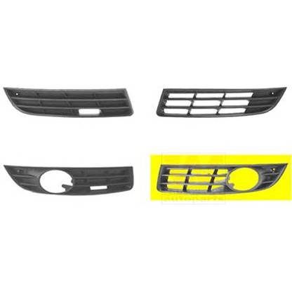 Photo Ventilation Grille, bumper VAN WEZEL 5839593