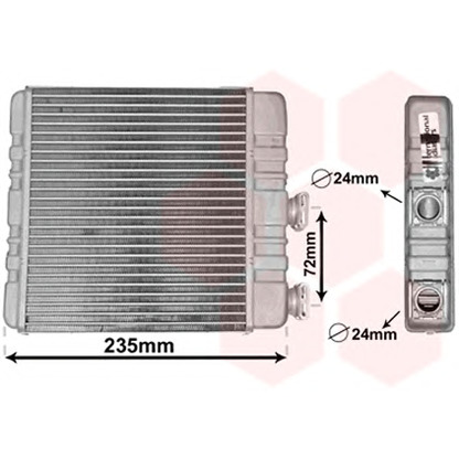 Foto Radiador de calefacción VAN WEZEL 37006321