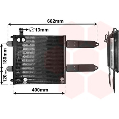 Foto Condensador, aire acondicionado VAN WEZEL 58015178