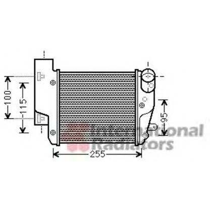 Photo Intercooler, charger VAN WEZEL 03004304